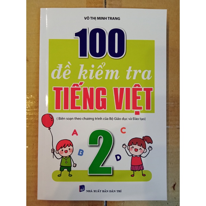 Sách - 100 Đề Kiểm Tra Tiếng Việt Lớp 2