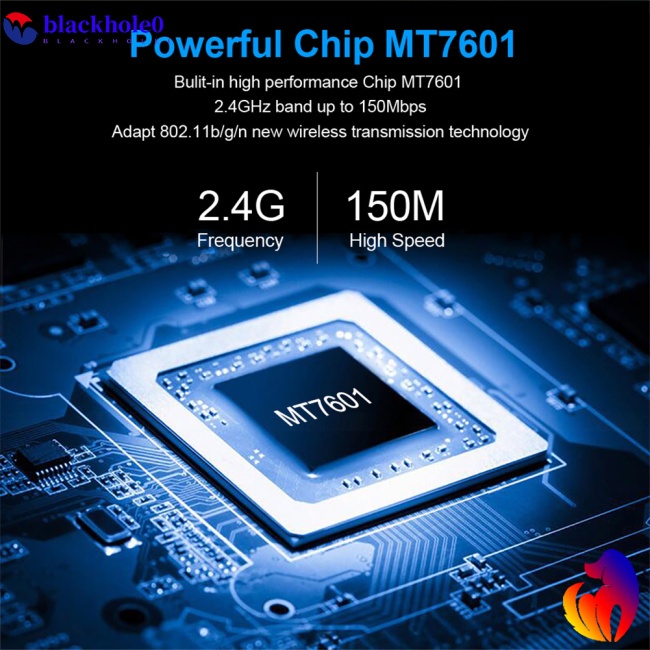 Usb Kết Nối Mạng Wifi 150m 2.0 802.11 B / g / n Lan Cho Laptop / pc 1-14 Kênh
