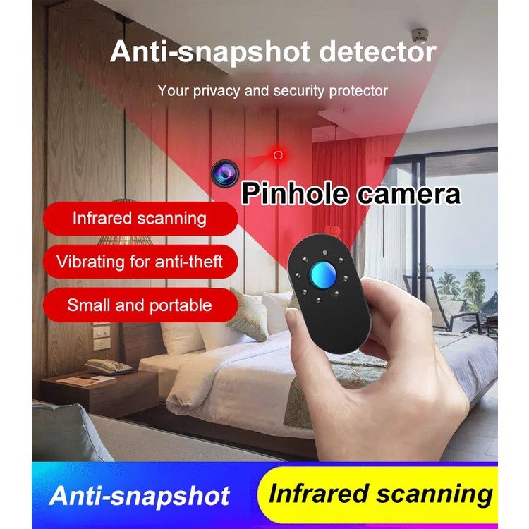 Sẵn Sàng✅Camera Giấu Kín Đầu Báo Lỗ Kim Đầu Dò Hồng Ngoại Cảm Biến Âm Thanh Báo Động Ánh Sáng Chống Ẩn Máy Phát Hiện Camera Cao Cấp TTS