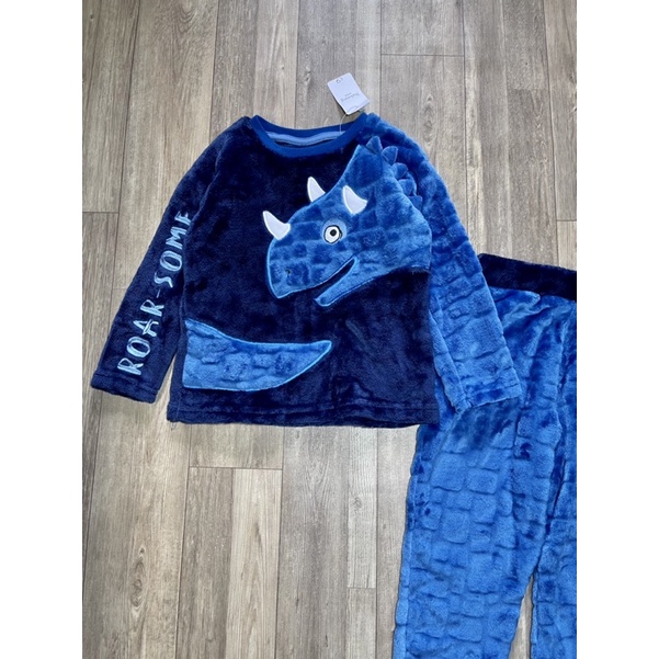 Bộ nit lông 3d bé trai