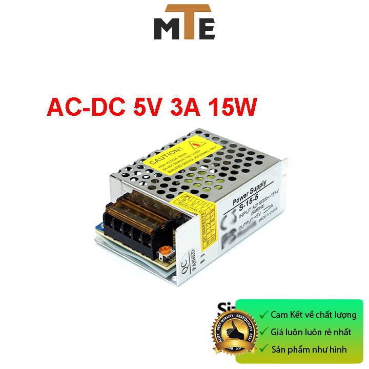 Nguồn tổ ong, nguồn led 5V 3A S-15-5