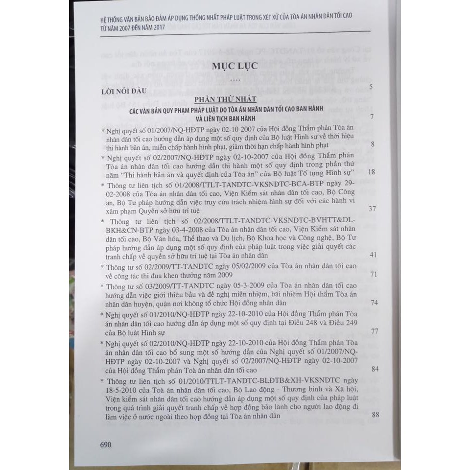 Sách - hệ thống văn bản đảm bảo áp dụng thống nhất nhất pháp luật trong xét xử của tandtc từ 2007- 2017 | BigBuy360 - bigbuy360.vn
