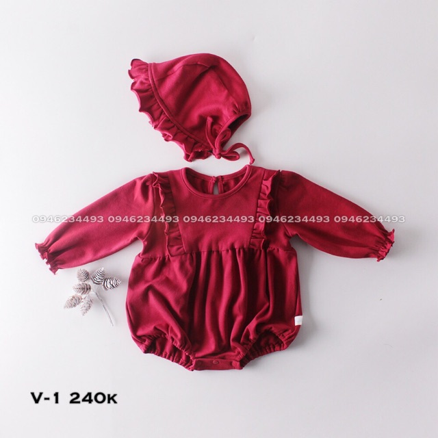 VÁY ĐỎ V-1 tết bé gái [ẢNH THÂT]