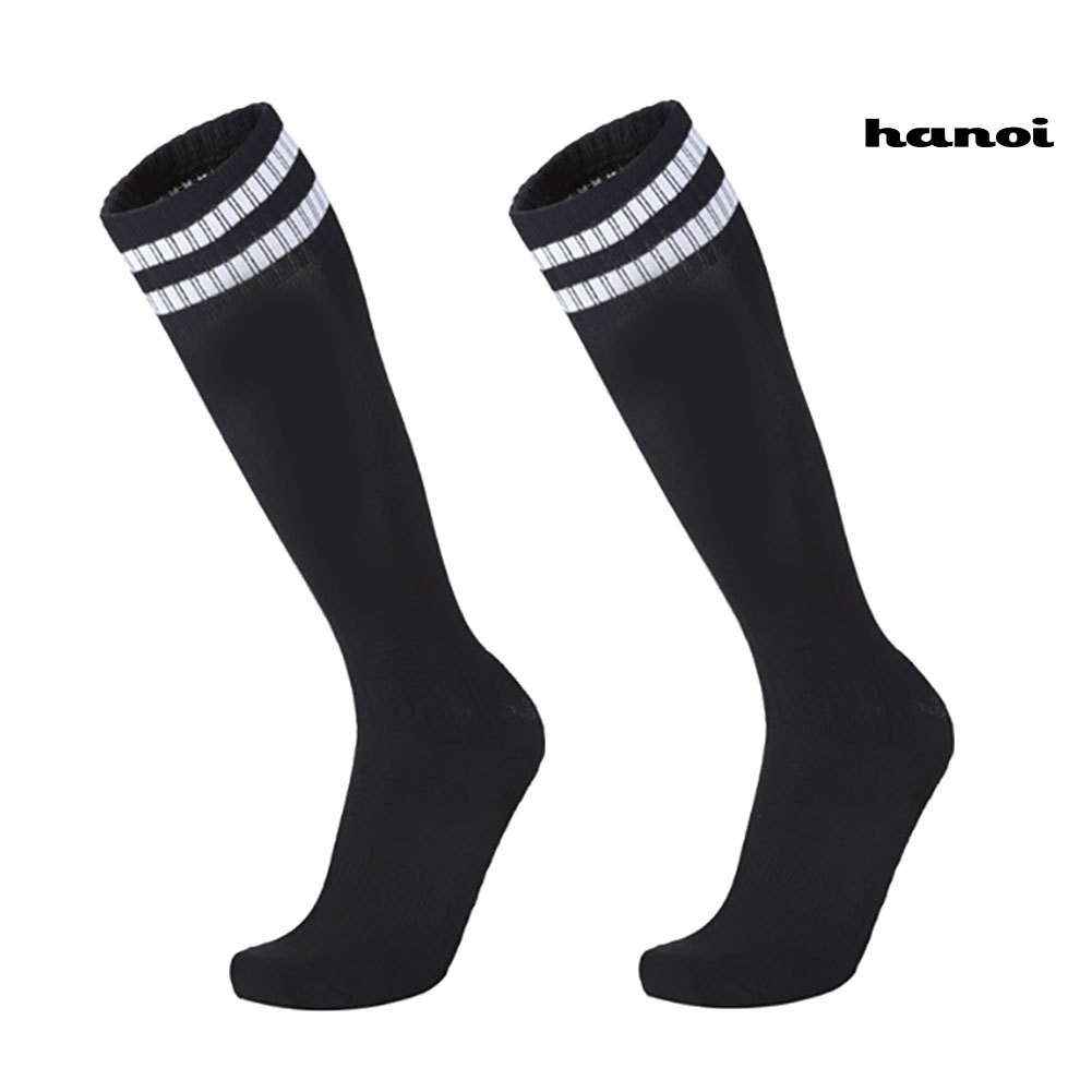 Vớ bóng đá cổ cao thoáng khí chống trượt thời trang cho người lớn và trẻ em