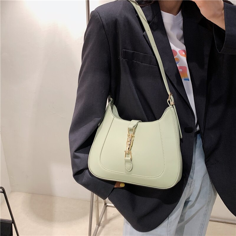 Túi đeo vai đeo chéo xách tay kẹp nách JASMIN NOIR da sang trọng cao cấp thời trang mới dành cho nữ