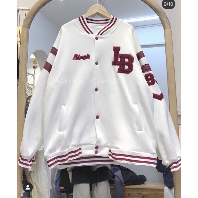 [Ảnh+Video thật] Áo bomber nỉ cúc bấm LB 93 áo khoác bomber nam nữ chất nỉ hottrend 2022 | BigBuy360 - bigbuy360.vn