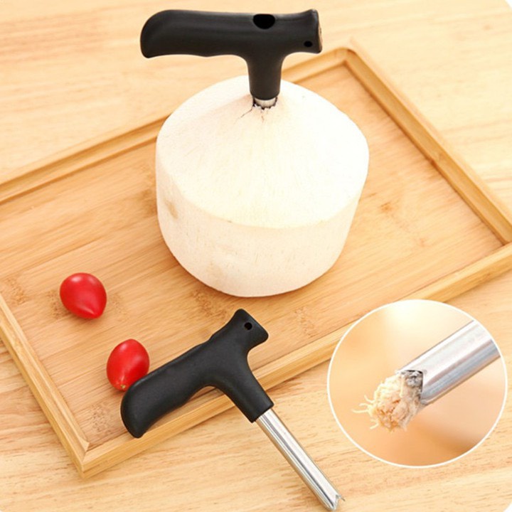Dụng cụ khui dừa Vạn Lợi, dụng cụ đục lỗ trái dừa siêu nhanh tiện lợi Chắc Chắn Hàng Loại 1