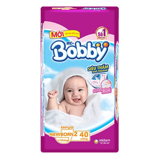 [HOT SALE] Miếng lót sơ sinh Bobby Newborn 2-40 miếng