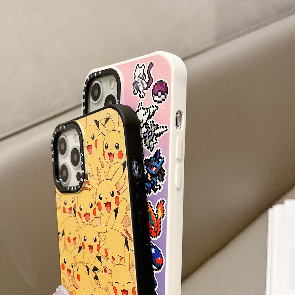 Ốp Điện Thoại Trong Suốt Họa Tiết Pokemon Cho iPhone13Pro iPhone12Pro XS iPhone11 12Promax 13Promax 11 12 13 7P
