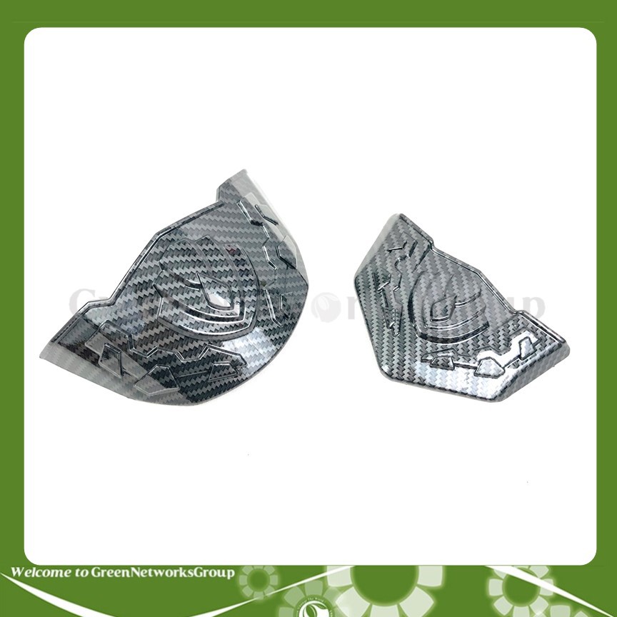 Ốp mỏ dè carbon trước sau xe AIRBLADE 2020 Greennetworks