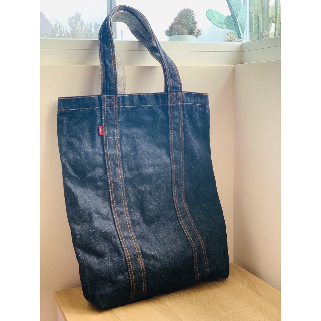 [2HAND] Túi jean xách tay cực dày hiệu EDWIN