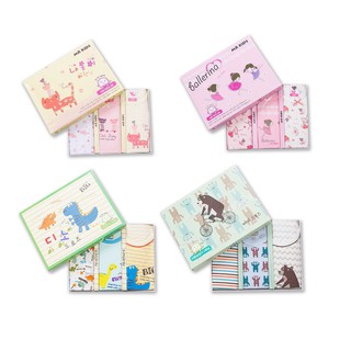 Set 3 áo ba lỗ xuất Hàn cotton cho bé trai gái kèm hộp siêu sang