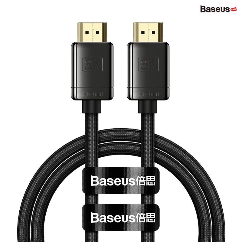 Cáp HDMI 2.1 8K Baseus High Definition Series HDMI 8K to HDMI 8K Adapter Cable