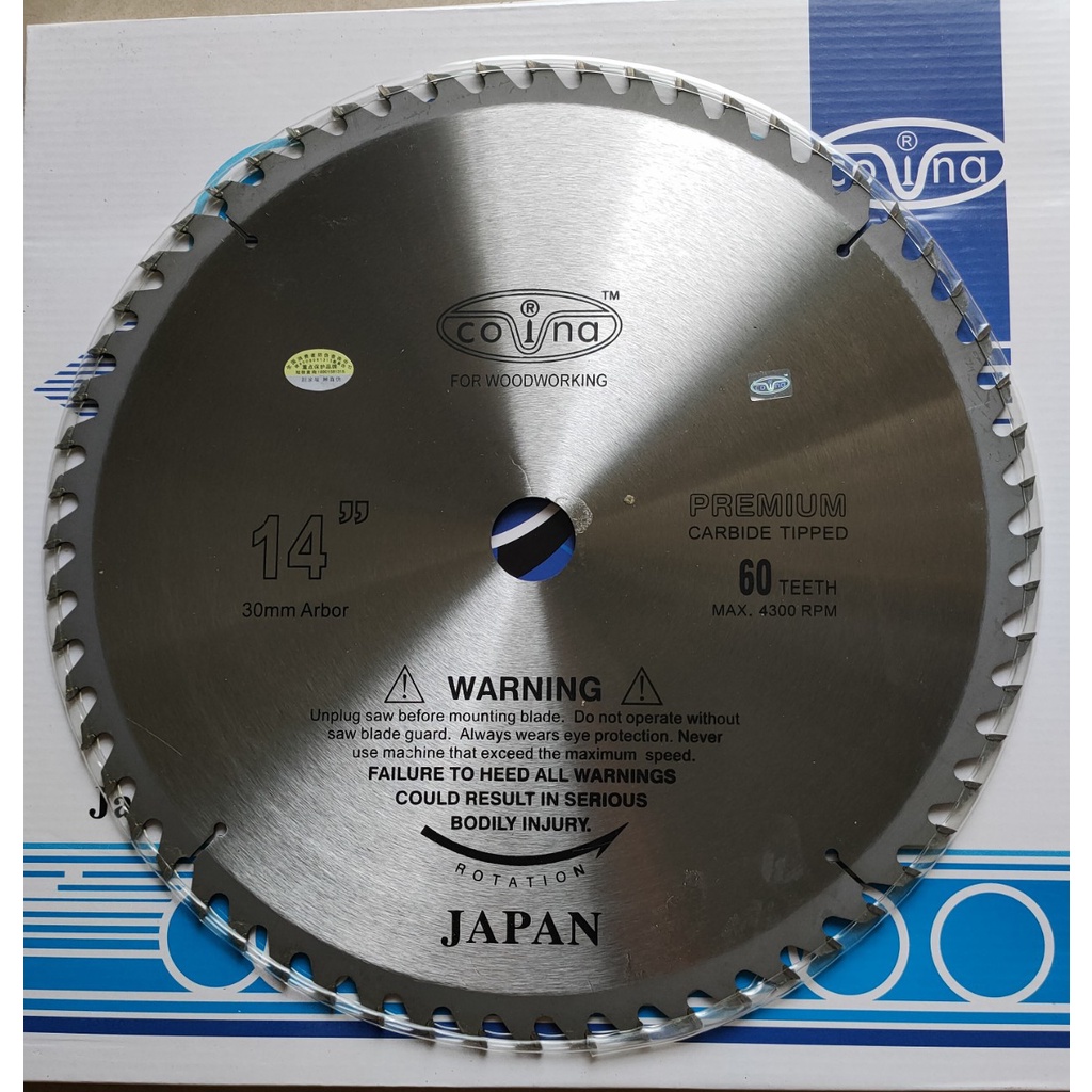 LƯỠI CƯA GỖ COVINA350*40-60-120 răng
