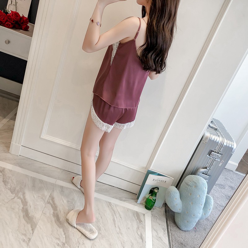 Bộ đồ ngủ lụa sexy bigsize  MLXL tới 65kg 🔥FREESHIP🔥 cao cấp váy ngủ lụa đầm ngủ sexy AM160105 | BigBuy360 - bigbuy360.vn