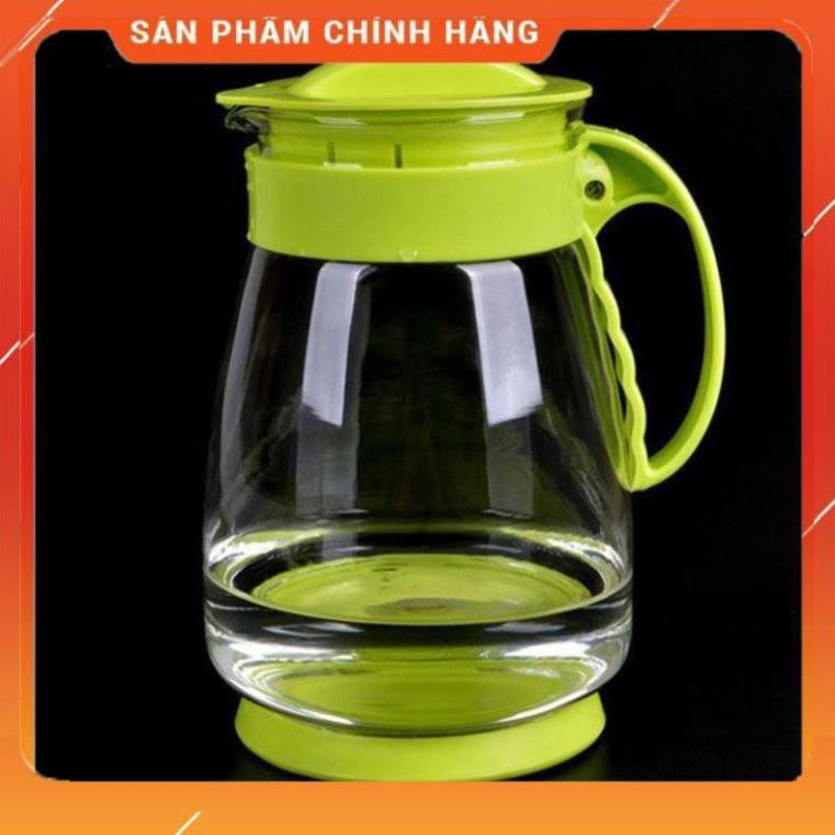 CHÍNH HÃNG -  Ấm pha trà thuỷ tinh 1500ml,bình pha trà thủy tinh ,bình ủ trà cao cấp,bình đựng nước 1500ml