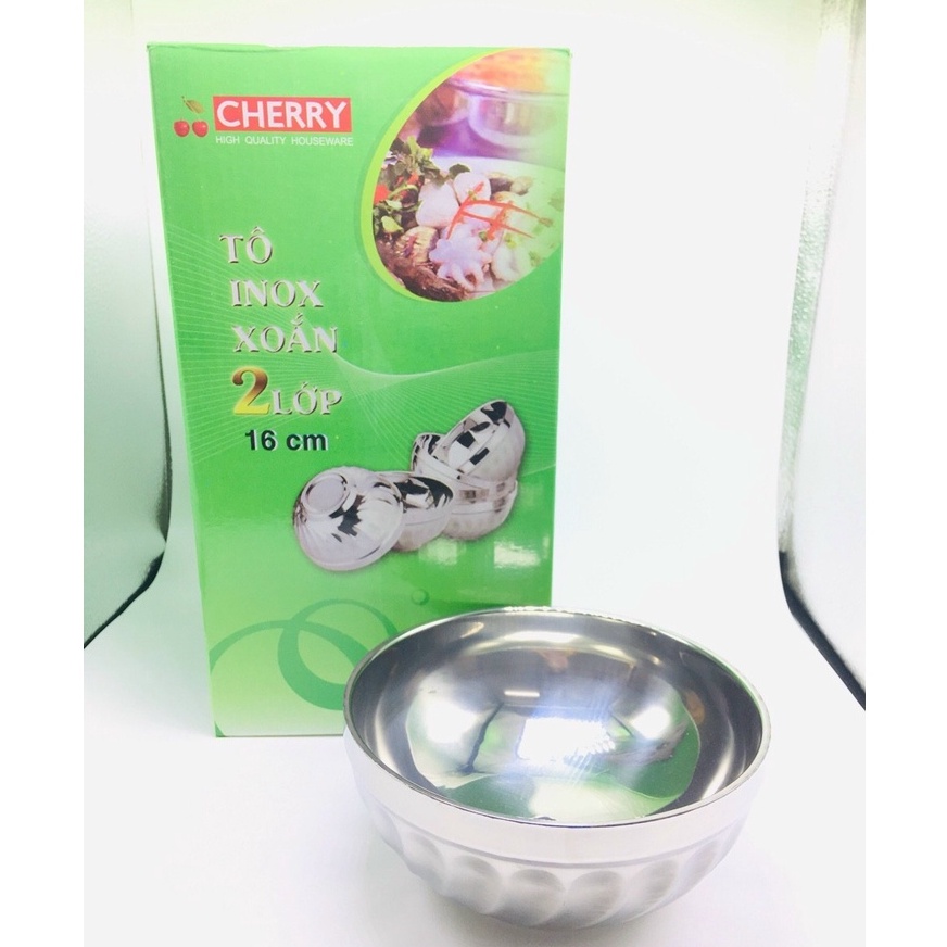 Tô Chén Xoắn inox