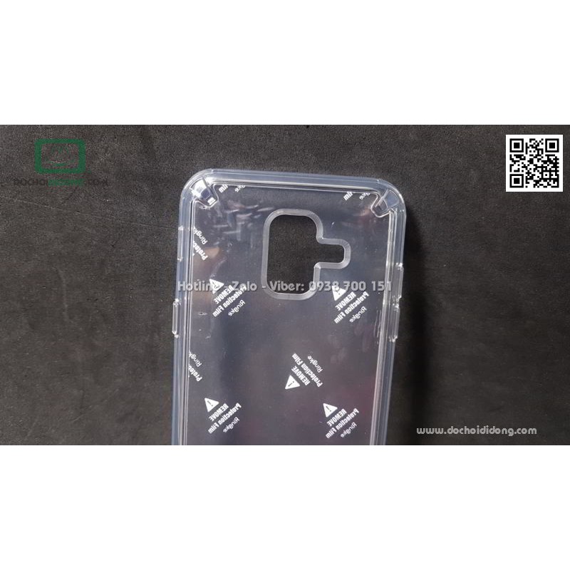 Ốp lưng Samsung A6 2018 Ringke Fusion