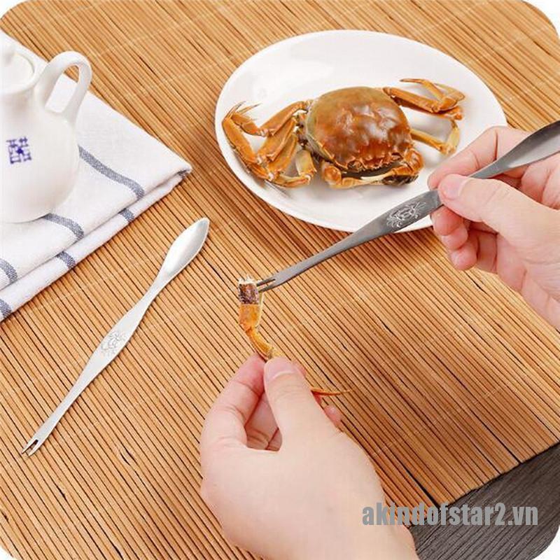 Bộ 1 Nĩa Ăn Hải Sản Bằng Thép Không Gỉ