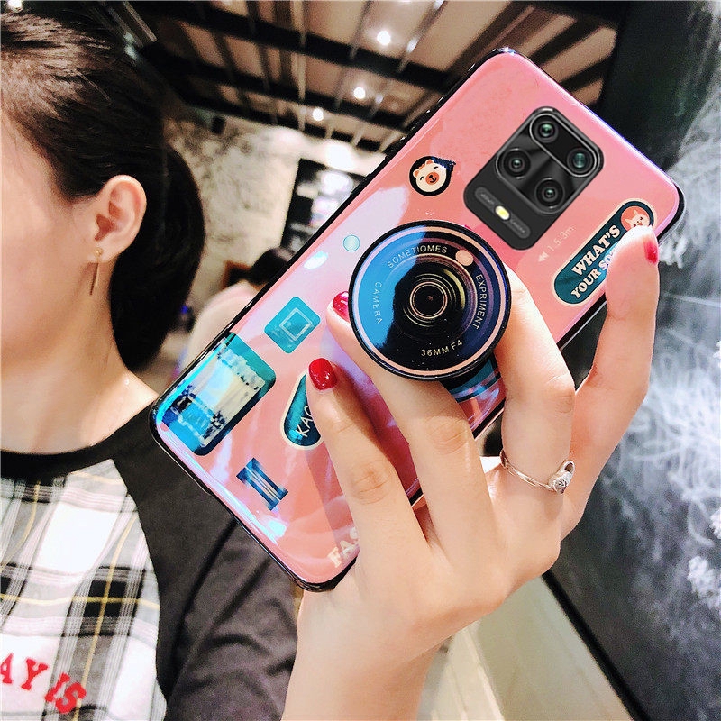 Ốp Điện Thoại Mềm Họa Tiết Máy Ảnh Cho Xiaomi Redmi Note 9S