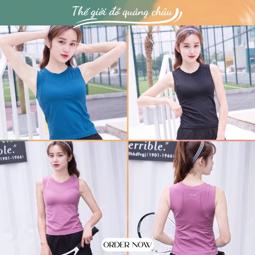 Áo Tập GYM -YOGA - Chất Liệu Thấm Hút Mồ Hôi Hàng Quảng Châu -Cao Cấp&quot; (AT7)