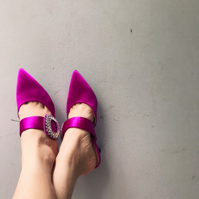 Guốc đá vuông ZARA