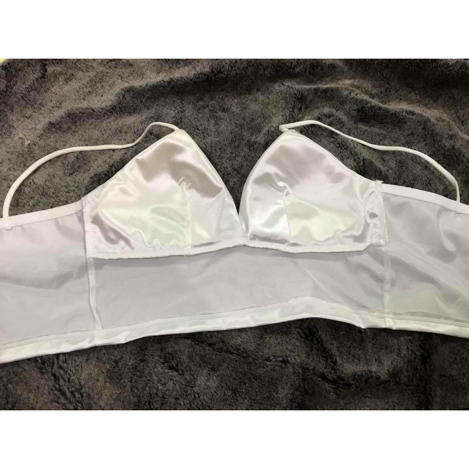 Áo bra 2 dây lụa bóng bản to