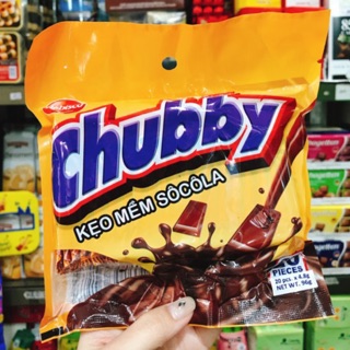 KẸO SOCOLA MỀM CHUBBY REBISCO GÓI 20 CÁI