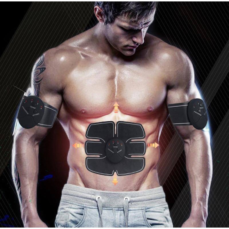 Bộ máy 3 mảnh 1 Bụng + 2 tay tập thể dục thông minh đào tạo cơ bắp EMS Smart Fitness