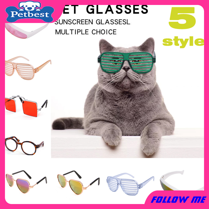 Kính mát chống gió thời trang cho thú cưng 5 kiểu dáng tùy chọn