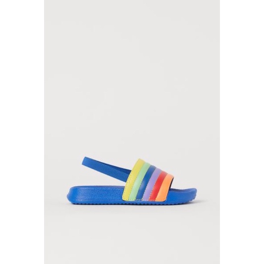 Dép kẻ sắc màu cho bé trai săn sale Us sz 30/31