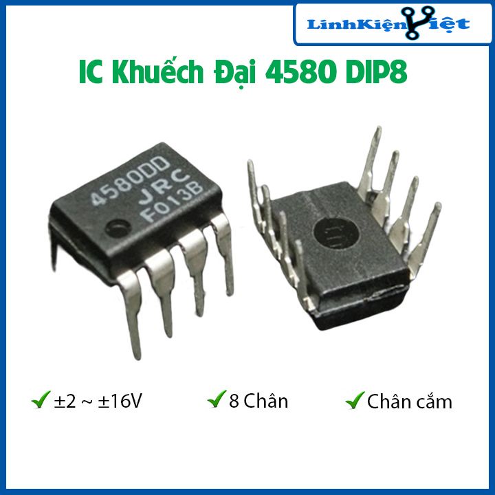 IC Khuếch Đại 4580 DIP 8