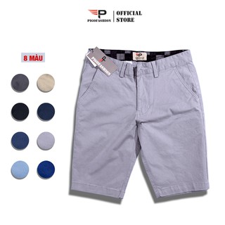 Quần short kaki nam chất thun đẹp xuất sắc Pigofashion cao cấp PSK03