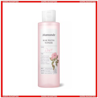[HNA] Nước Hoa Hồng Mamonde Rose Water Toner hỗ trợ cấp ẩm, mịn da, 250ml