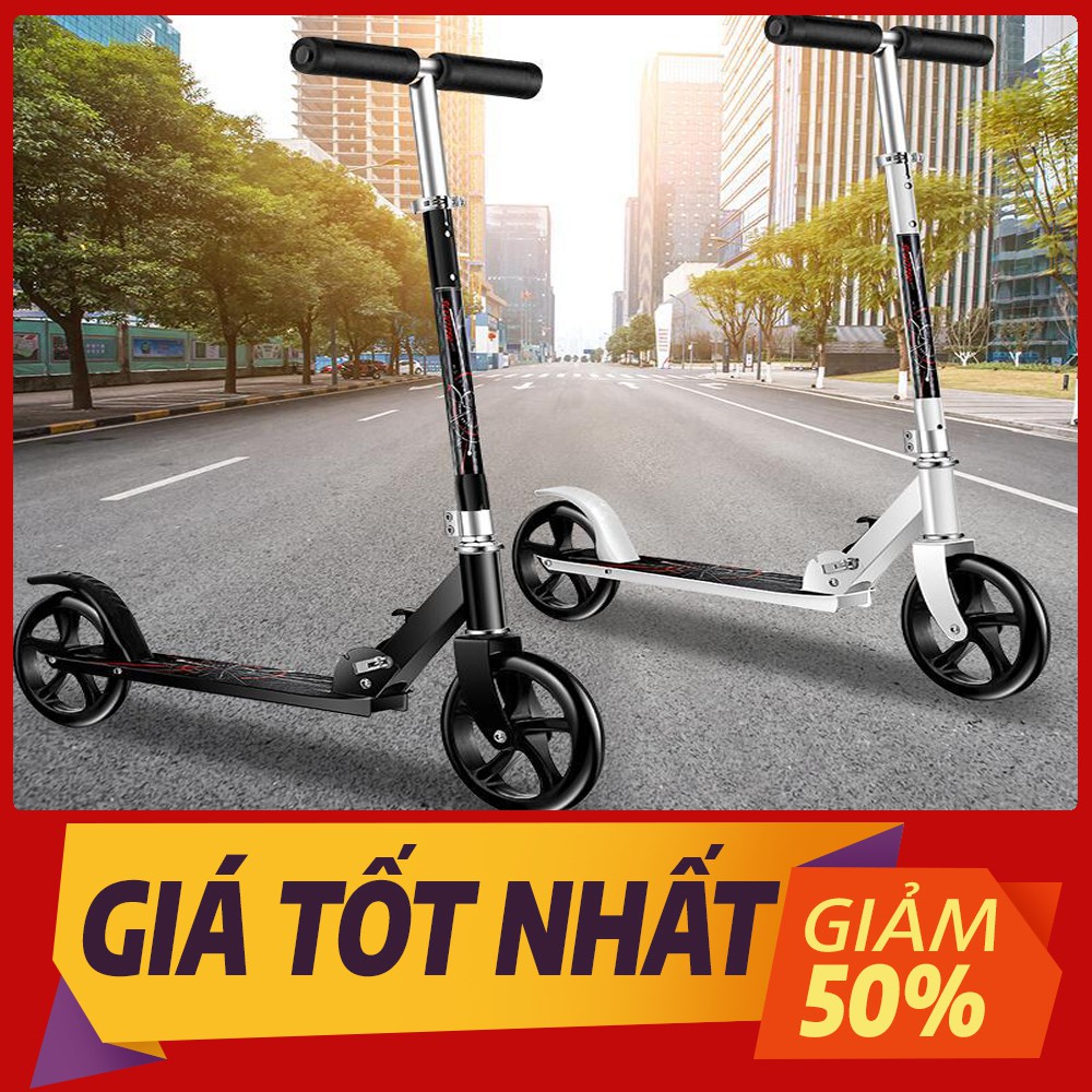 Xe scooter mẫu mới nhất 2020 – Bền bỉ, sáng đẹp, có chân chống tiện dụng – Khung thép cường độ cao – Bảo hành 2 năm