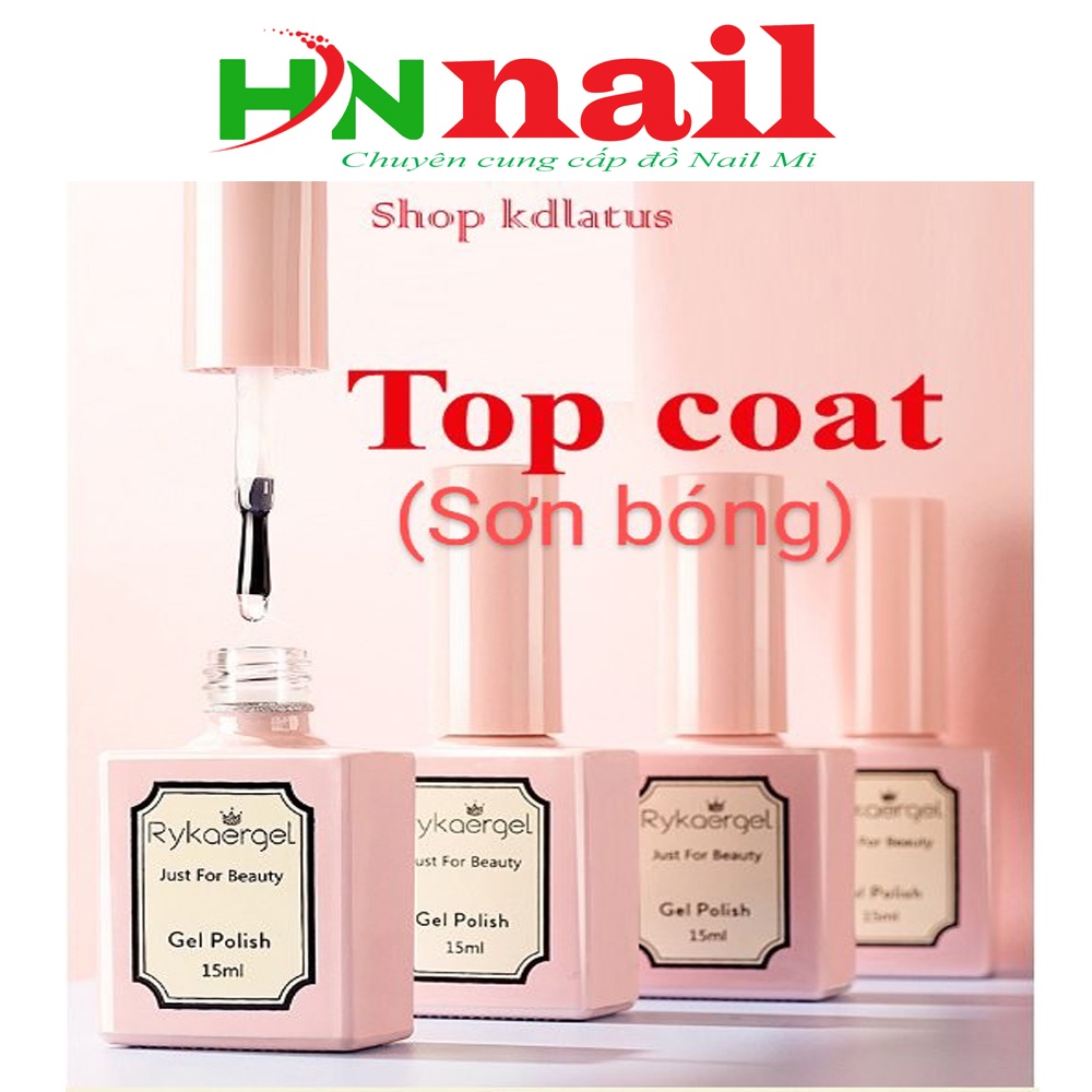 Sơn gel móng tay hơ đèn Liên Kết  và Top Bóng rykaergel trang trí móng làm đẹp nail spa thời trang nữ shop hnnail