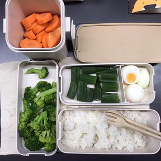 Hộp cơm 3 tầng lúa mạch