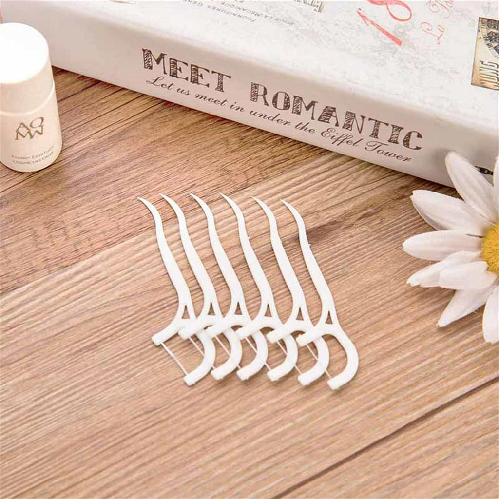 Hộp 30 tăm chỉ nha khoa Shepherd dùng xỉa răng tiện dụng an toàn