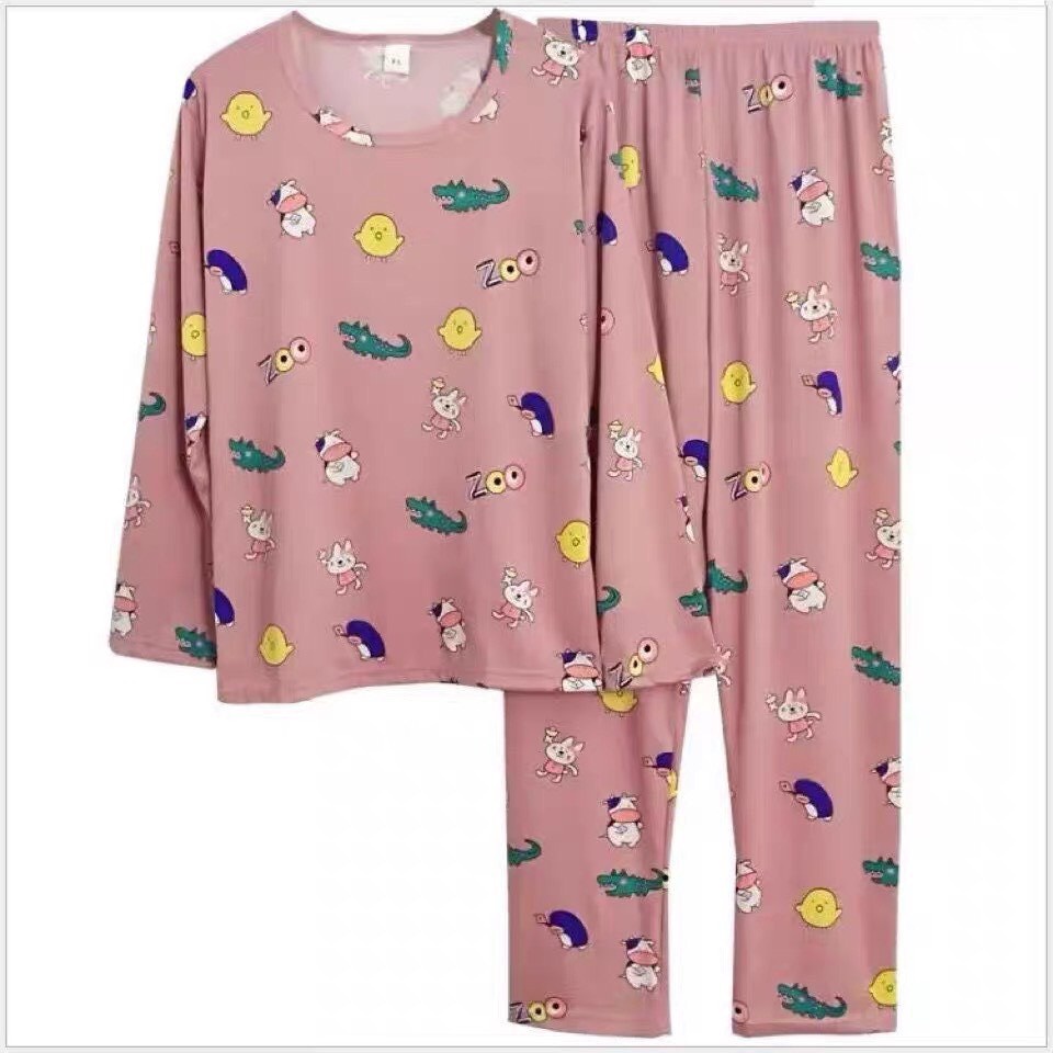 Bộ đồ -  đồ bộ ngủ Nữ dài tay màu sắc đa dạng chất cotton họa tiết ngộ nghĩnh dễ thương BD931