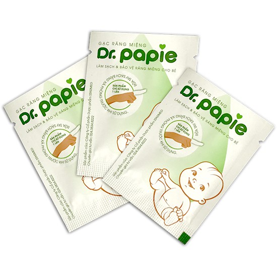 Gạc răng miệng Dr.Papie 0M+