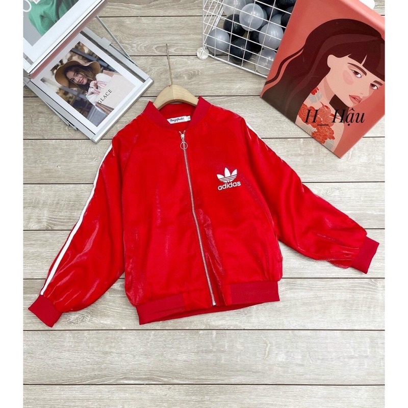 Áo bomber gió lụa ad + nk