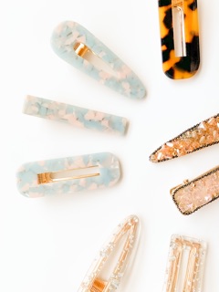 Kẹp tóc xinh nhiều màu (multi color hair clips)