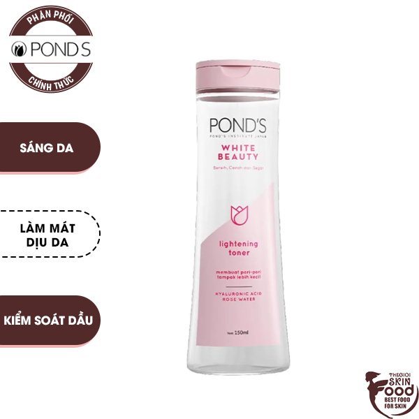 Nước Hoa Hồng Làm Sáng Da POND'S White Beauty Lightening Toner 150ml