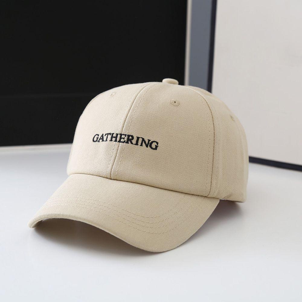 DARNELL Mũ Lưỡi Trai Thêu Chữ Phong Cách Thể Thao Cho Nam Và Nữ