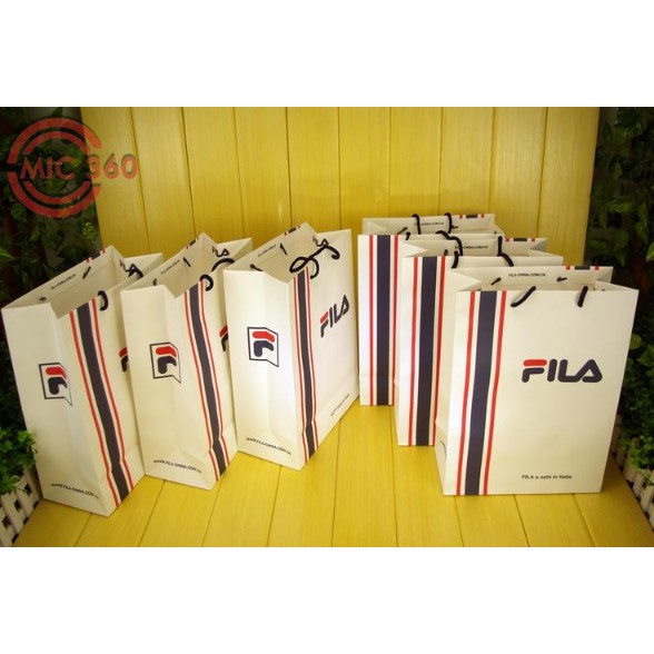 Túi giấy FILA đựng giày chất lượng cao