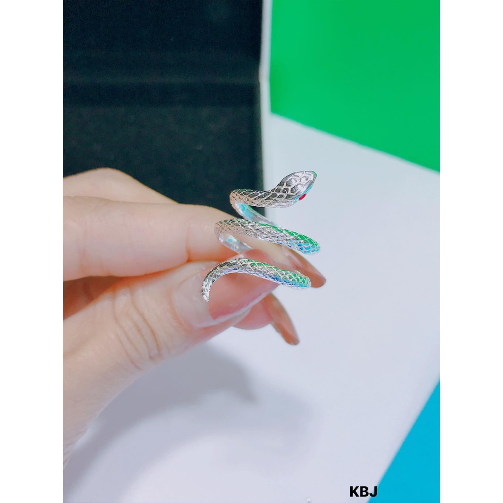 NHẪN RẮN BẠC CỰC HOT