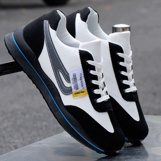 Giày Sneaker Thể Thao Nam Sườn 1 Vạch Phản Quang Siêu Chất