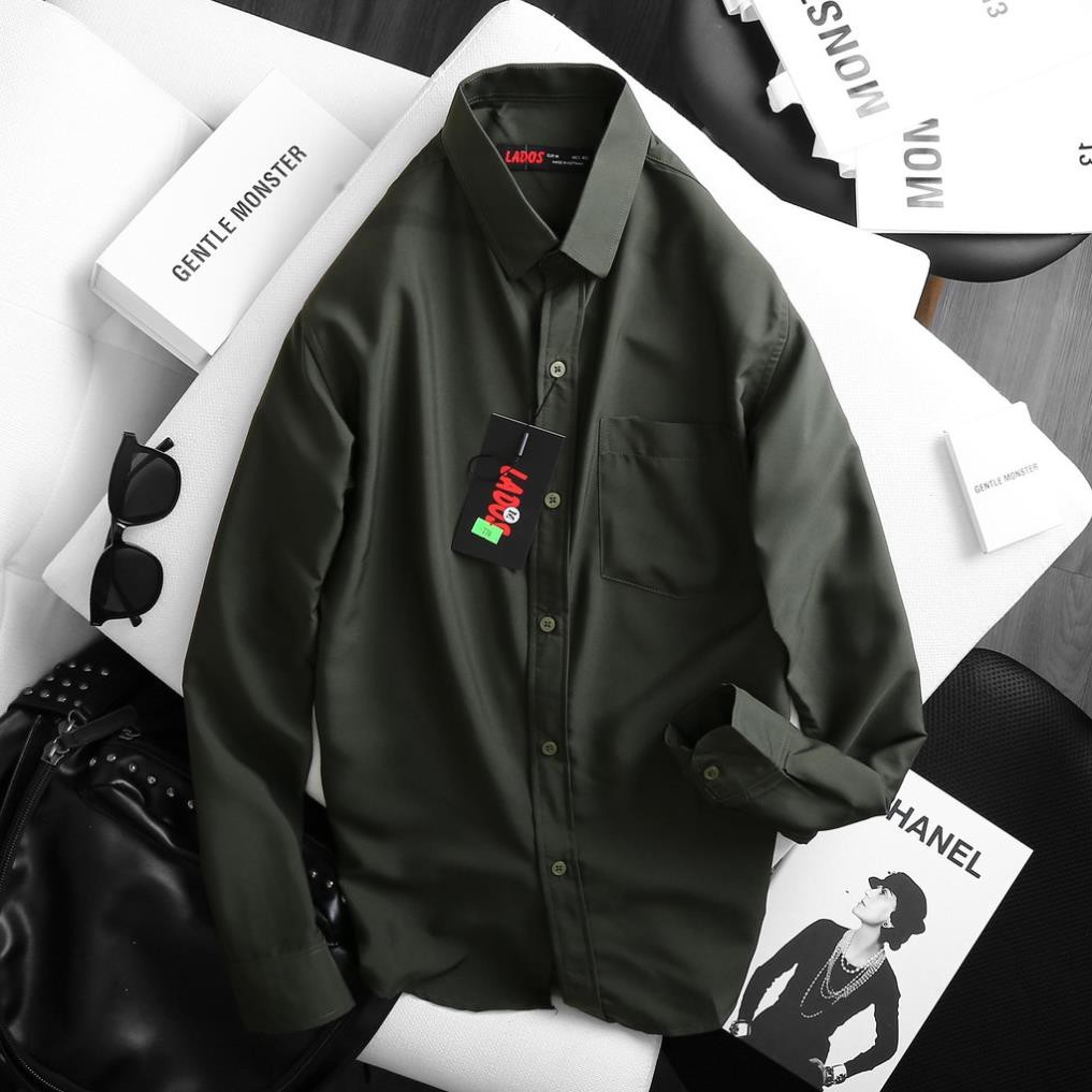 Áo sơ mi nam tay dài  trơn có túi  đủ màu 4U-778, vải lụa mềm, ít nhắn - hàng chính hãng [Hàng Cao Cấp] | BigBuy360 - bigbuy360.vn