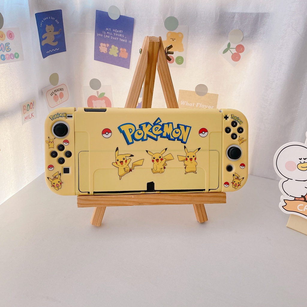 Vỏ Mềm Bảo Vệ Cho Tay Cầm Chơi Game Nintendo Switch V1 / V2 / OLED Pikachu