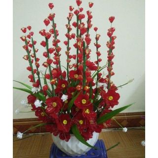 Nguyên liệu 2 bộ hoa đá pha lê